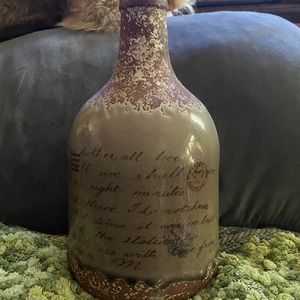 Shabby chic vase